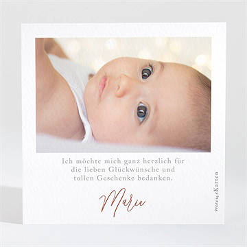 Dankeskarte Geburt Familienbande - Vue 2