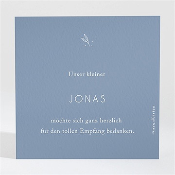 Dankeskarte Geburt kleine freude - Vue 2