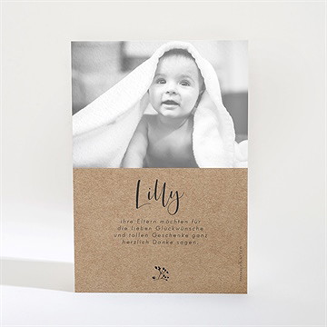 Dankeskarte Geburt Süße Neuigkeit - Vue 2