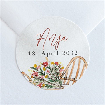 Sticker Geburt Süßes kinderbett