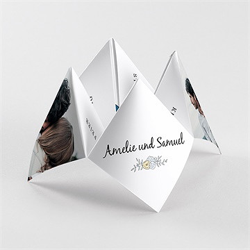 Hochzeitseinladung liebespaar - origami