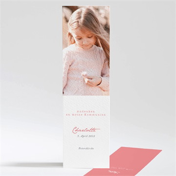 Lesezeichen Vorder- und Rückseite