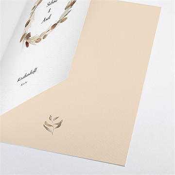 Kirchenheft Hochzeit herbstkranz - Vue 2