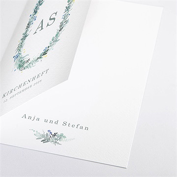 Kirchenheft Hochzeit initialen - Vue 2