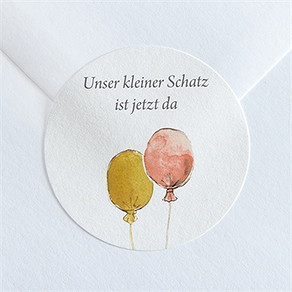 Sticker Geburt schlaf gut!