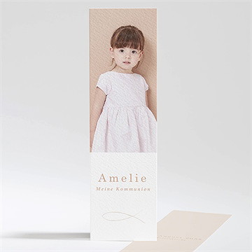 Andenken Kommunion Goldener Fisch
