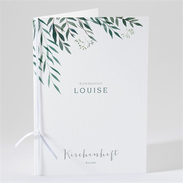 Kirchenheft Kommunion gartenfest - gold