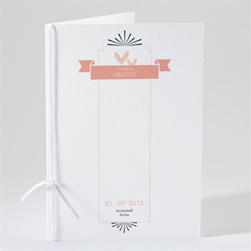 Kirchenheft Kommunion fotoblock einladung