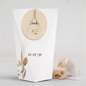 Geschenkbox Hochzeit herbstkranz - schachtel