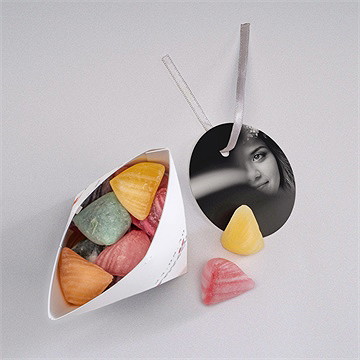 Geschenkbox Hochzeit Blumenrahmen - Schachtel - Vue 3