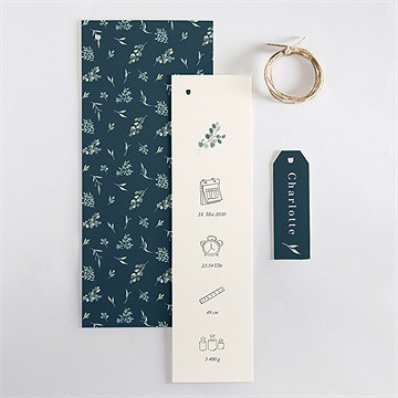 Geburtskarte Blumenfreude - Vue 4