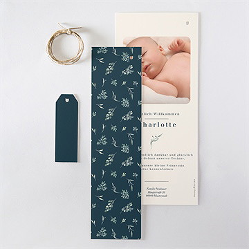 Geburtskarte Blumenfreude - Vue 5