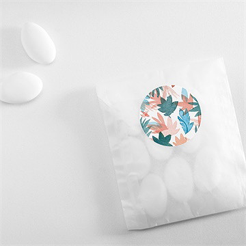 Sticker Geburt flower power - Vue 4