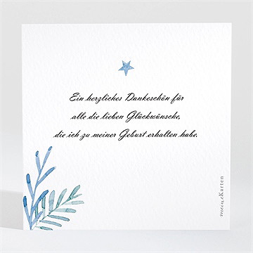 Dankeskarte Geburt wirbelwind - Vue 2