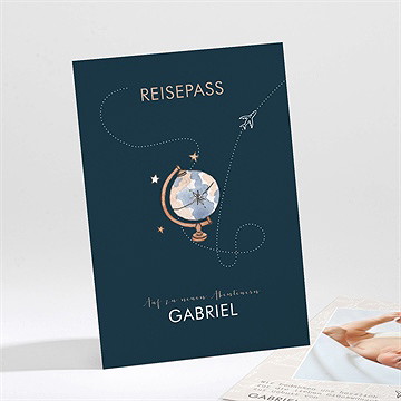 Dankeskarte Geburt Mein Erster Reisepass