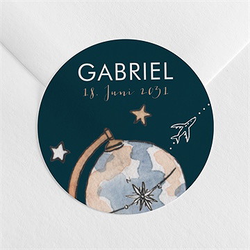 Sticker Geburt mein erster reisepass