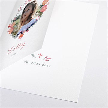 Kirchenheft Kommunion aquarellkranz - Vue 2