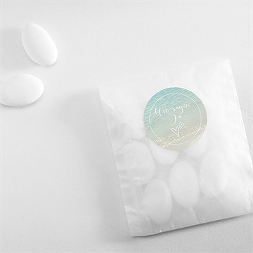 Aufkleber Hochzeit strandhochzeit - Vue 4