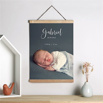 Geburtsposter Unser Kleiner Schatz - Vue 2