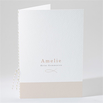 Kirchenheft Kommunion Goldener Fisch