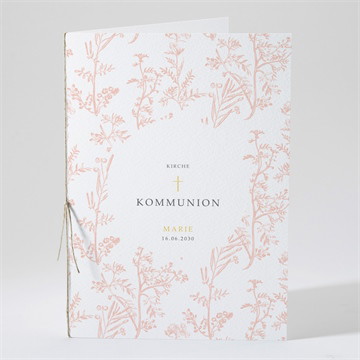 Kirchenheft Kommunion pflanzendrucke - magnet