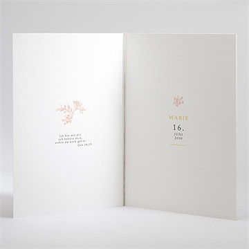 Kirchenheft Kommunion pflanzendrucke - Vue 3