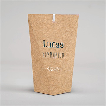 Geschenkbox Kommunion Kraftpapierillustration 2 - Vue 3