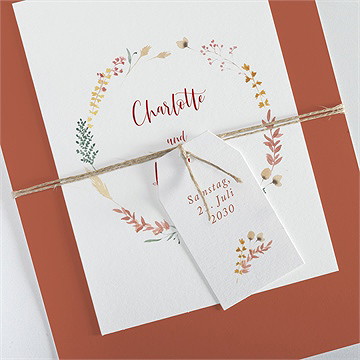 Hochzeitseinladung Feuerland - Vue 2