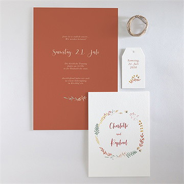 Hochzeitseinladung Feuerland - Vue 5