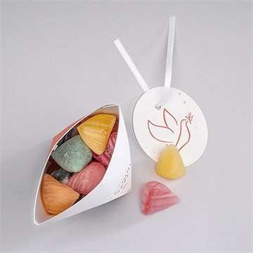 Geschenkbox Kommunion Taube - Schachtel - Vue 3