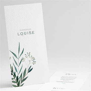 Menükarte Kommunion gartenfest