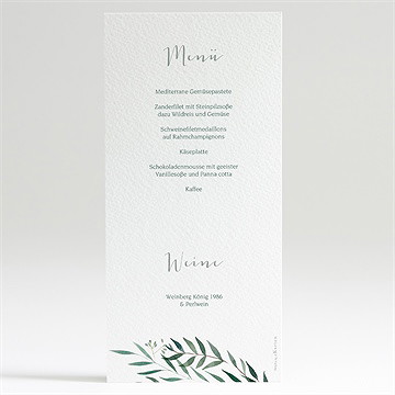 Menükarte Kommunion gartenfest - Vue 2
