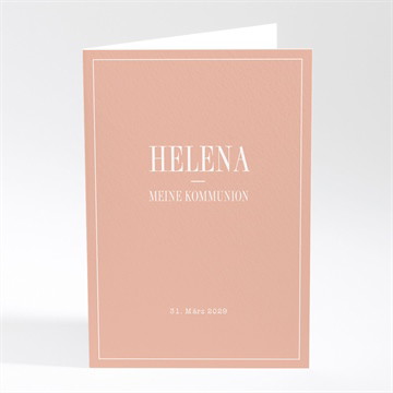 Menükarte Kommunion mein licht