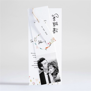 Hochzeitseinladung landkunst - dreiteilig