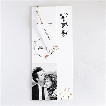 Hochzeitseinladung landkunst - dreiteilig - Vue 3