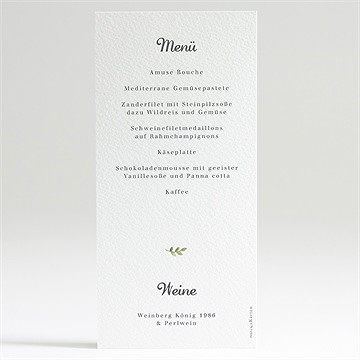 Menükarte Kommunion ornamente - Vue 2