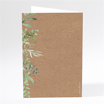 Menükarte Kommunion pflanzenillustration - Vue 3