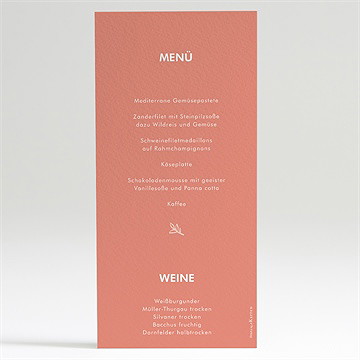 Menükarte Kommunion taube - Vue 2