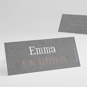 Tischkarte Kommunion kommunionssymbole