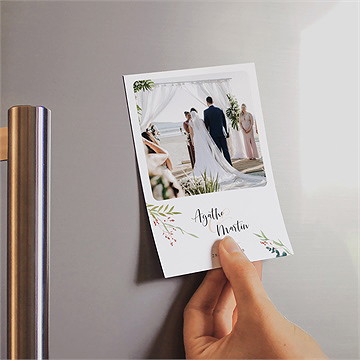 Dankeskarte Hochzeit moderne schönheit - Vue 2