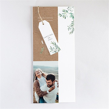 Hochzeitseinladung Landluft - Dreiteilig - Vue 3