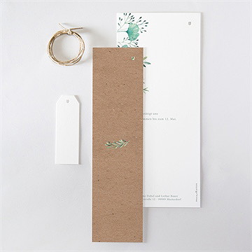 Hochzeitseinladung Landluft - Dreiteilig - Vue 5