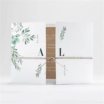 Hochzeitseinladung landluft - doppelklapp