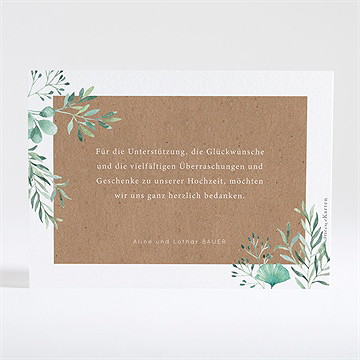 Dankeskarte Hochzeit landluft - Vue 2