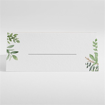 Tischkarte Kommunion pflanzenillustration - Vue 2