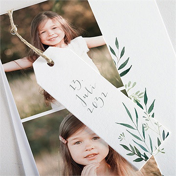 Einladung Kommunion gartenfest - dreiteilig - Vue 2