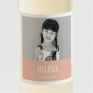 Flaschenetikett Kommunion Mein Licht