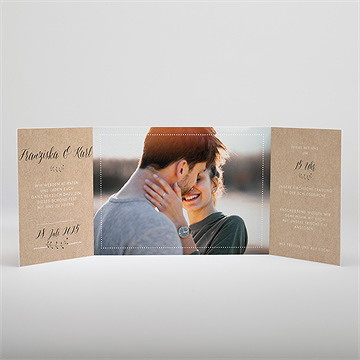 Hochzeitseinladung Festlichkeit - Doppelklapp - Vue 2