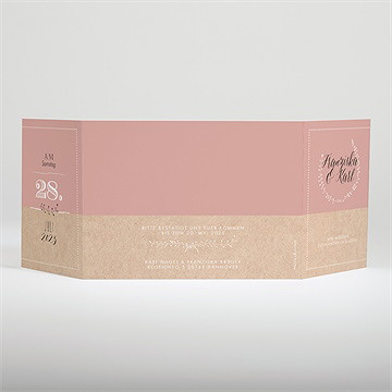 Hochzeitseinladung Festlichkeit - Doppelklapp - Vue 3