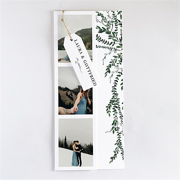 Hochzeitseinladung Waldrand - Dreiteilig - Vue 3